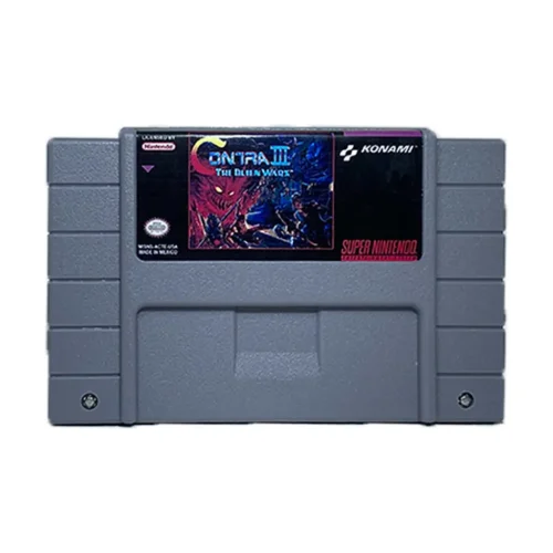 Contra III 3 The Alien Wars Snes En Caja Nuevo Cib