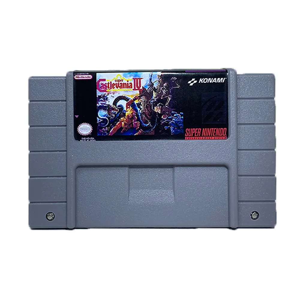 Cartucho original de Super Castlevania IV para Super Nintendo SNES, edición clásica para consola SNES