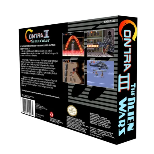 Contra III 3 The Alien Wars Snes En Caja Nuevo Cib