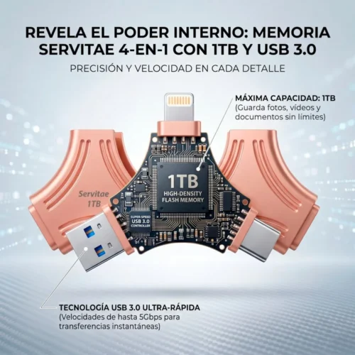 otg-3-in-1-melon_05.webp Memoria USB Flash 1TB 4 En 1 USB-C Lightning