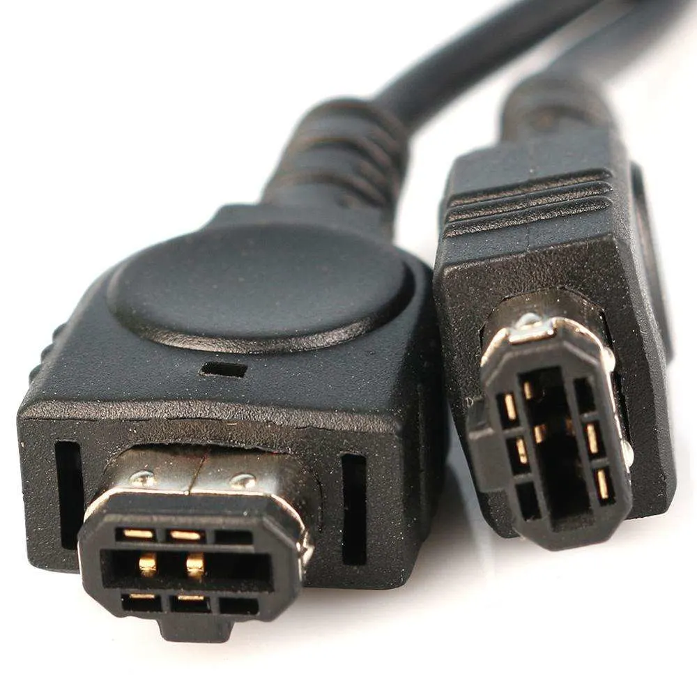 Cable de conexión 2 jugadores para Gameboy GBA SP Cable de conexión para dos jugadores en Gameboy Advance SP, ideal para partidas multijugador con enlace directo entre consolas